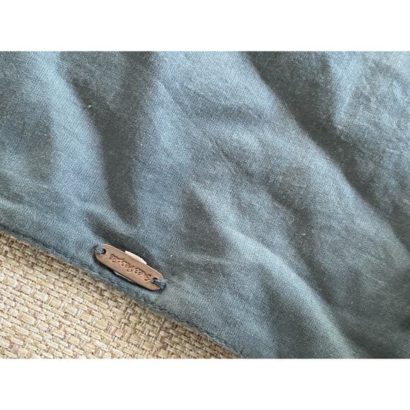 Free People Love Of My Life Midi Beautiful Dress Gray Blue Women’s Cotton S/M - Picture 7 of 11